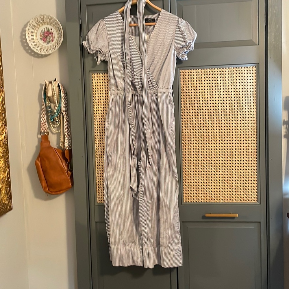 Striped romper